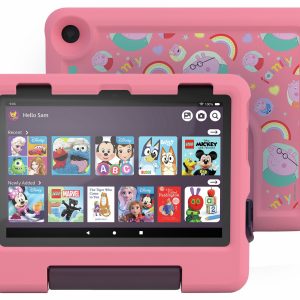 amazon fire hd 8 kids tablet (peppa pig) 8 inch 32 gb pink