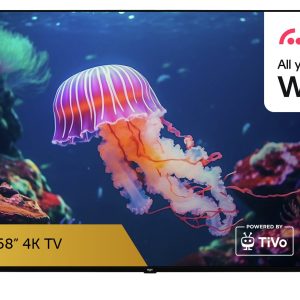 bush 58 inch 58ut24sb smart 4k uhd hdr led tivo freely tv