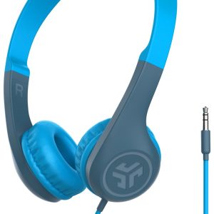 jlab jbuddies pop kids wired on ear headphones blue