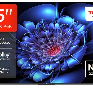 tcl 55 inch 55p6k smart 4k uhd hdr dled tv